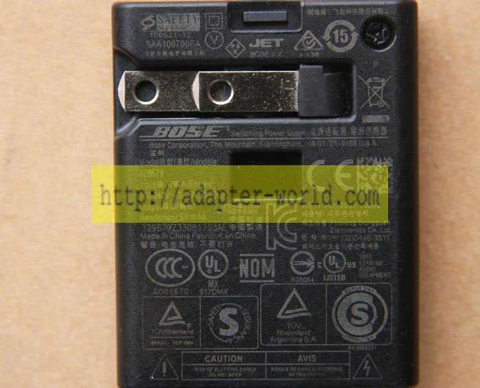 *Brand NEW*BOSE 329679 5V 1A AC DC Adapter POWER SUPPLY